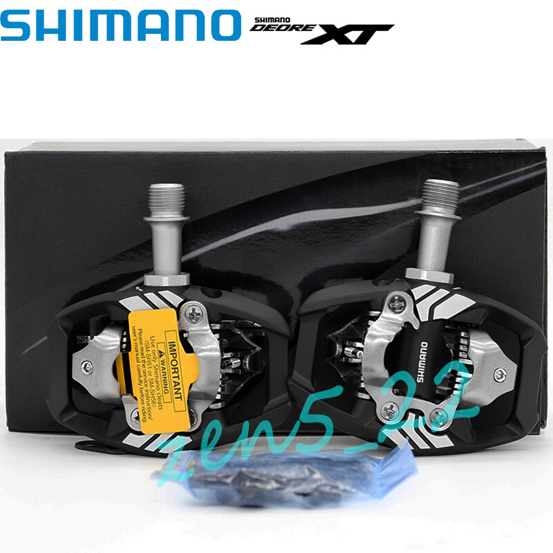 Shimano Deore XT PD-M8020 SPD MTB Trail Pedals Clipless w/ SM-SH51 PD-M8120