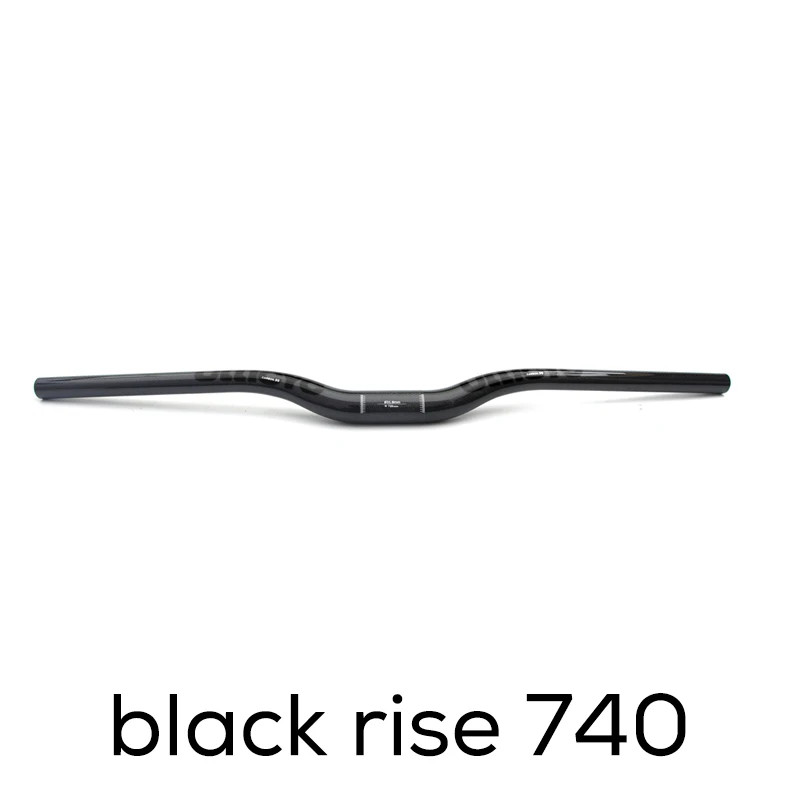 Carbon Fiber Mountain Flat Riser Bar 31.8mm Stem Clamp Bicycle Handlebar