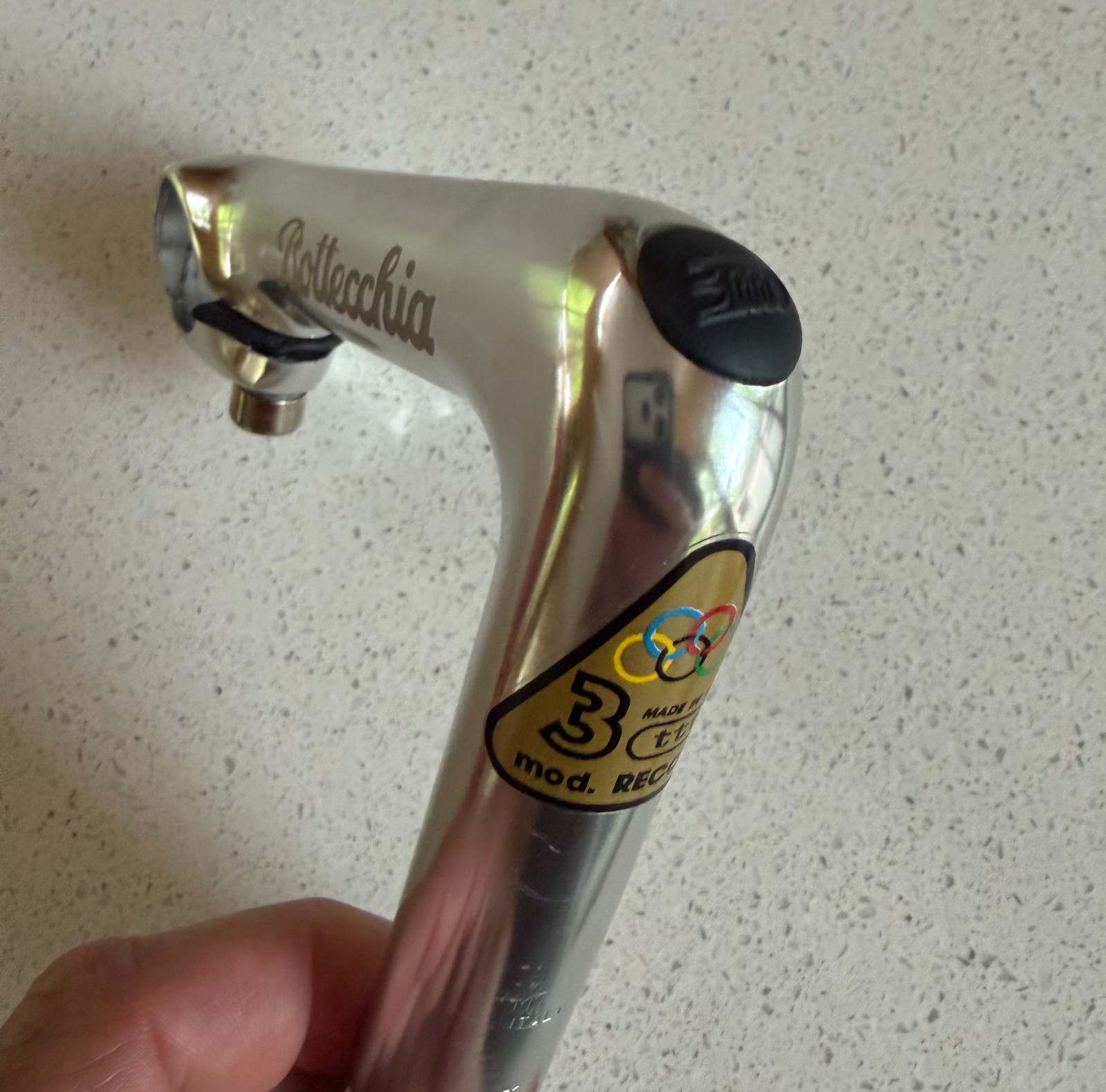 Vintage 3ttt Quill Stem w/BOTTECCHIA LOGO 22.2mm Steerer, 130mm, 25.4mm Clamp