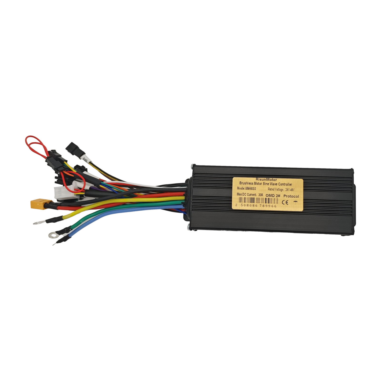 Electric bike 24V-48V 750W 30A 3-Mode Sine Wave Ebike Controller with Display