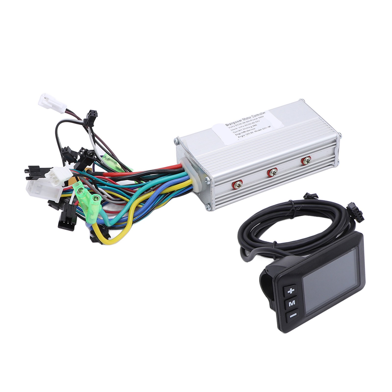 36V 48V 60V 500W 28A Sine Wave 3 Mode 5530 Brushless Controller G51 LCD Dis CDJK