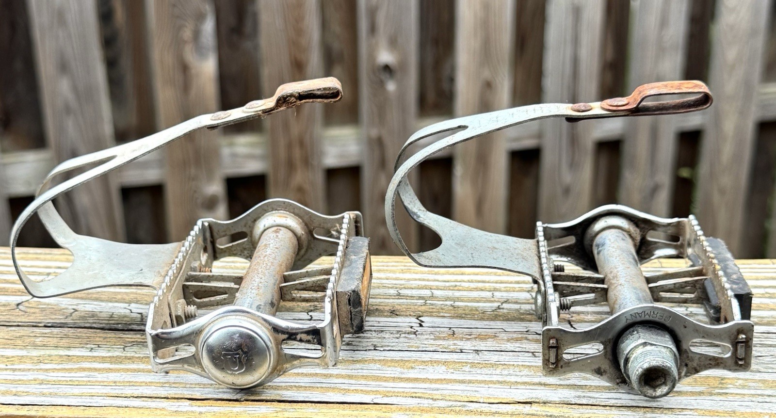 Vintage Record Road Bike Pedals 70s Made In Germany
