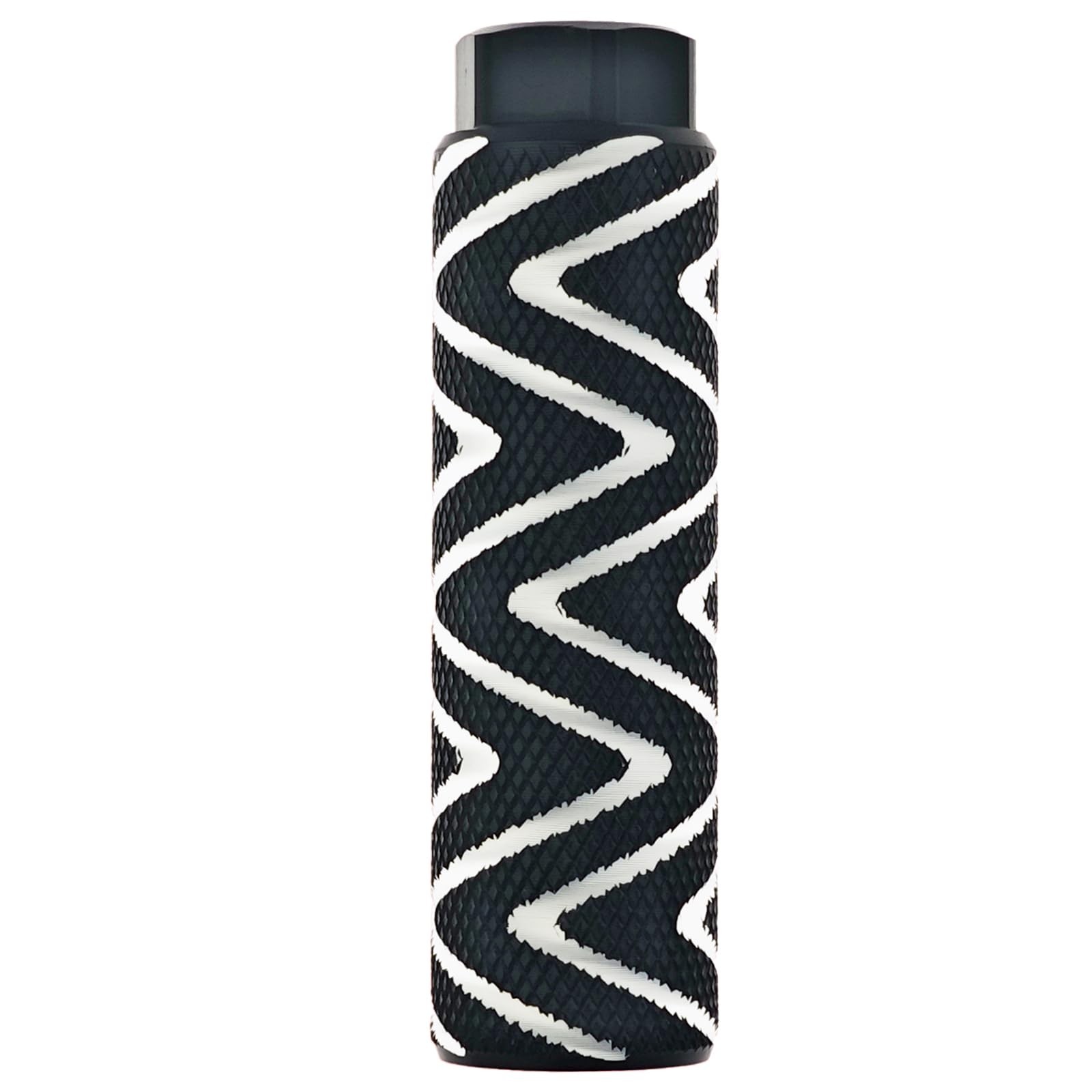 Zelerdo 4 Pack Aluminum Alloy Bike Pegs Foot 100×28 mm, Black Mixed Silver