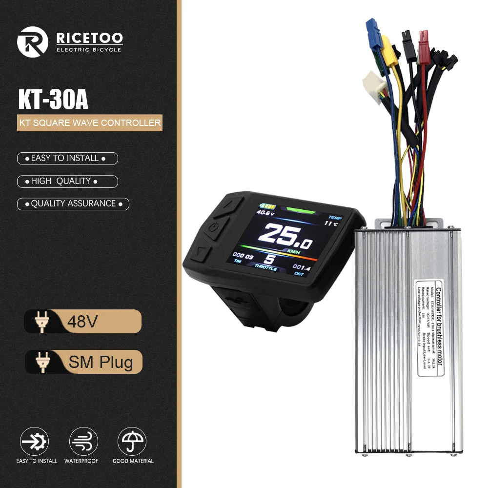 48V 30A 35A 50A Ebike Squarewave Controller for 52V/60-90V 1000W-3000W Motor