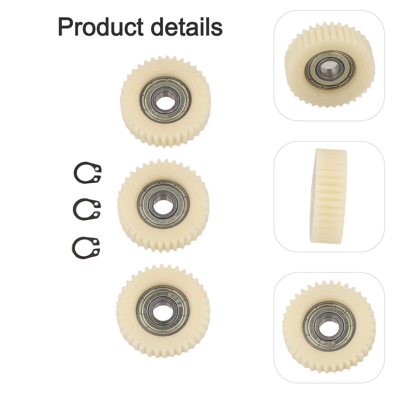 Gears with bearings 3Pcs 8mm Accessories For Bafang motor Nylon Replacement