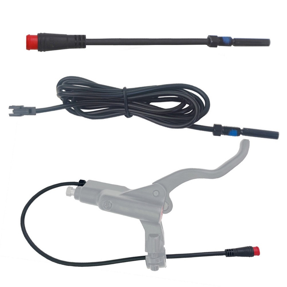 Magnetic Brake Sensor Kit for Ebike 2pcs 2PIN 2A with Long Waterproof Cables