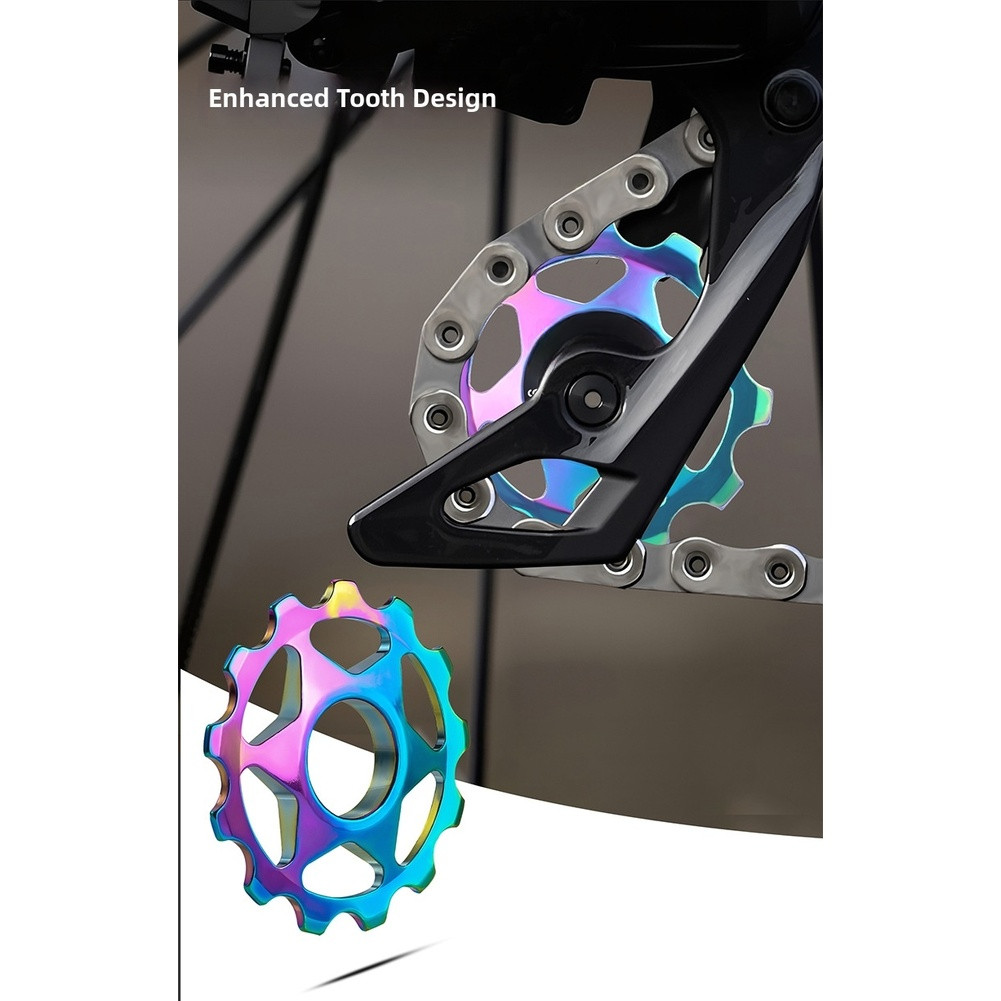 Aluminum Alloy 11T 13T Guide Pulley for Reliable Chain Tension on Bicycles
