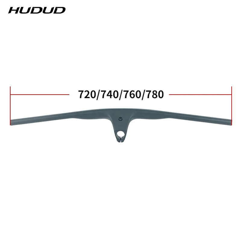 Carbon Mountain Bike Integrated External Cable Routing Straight Bar Flat Bar