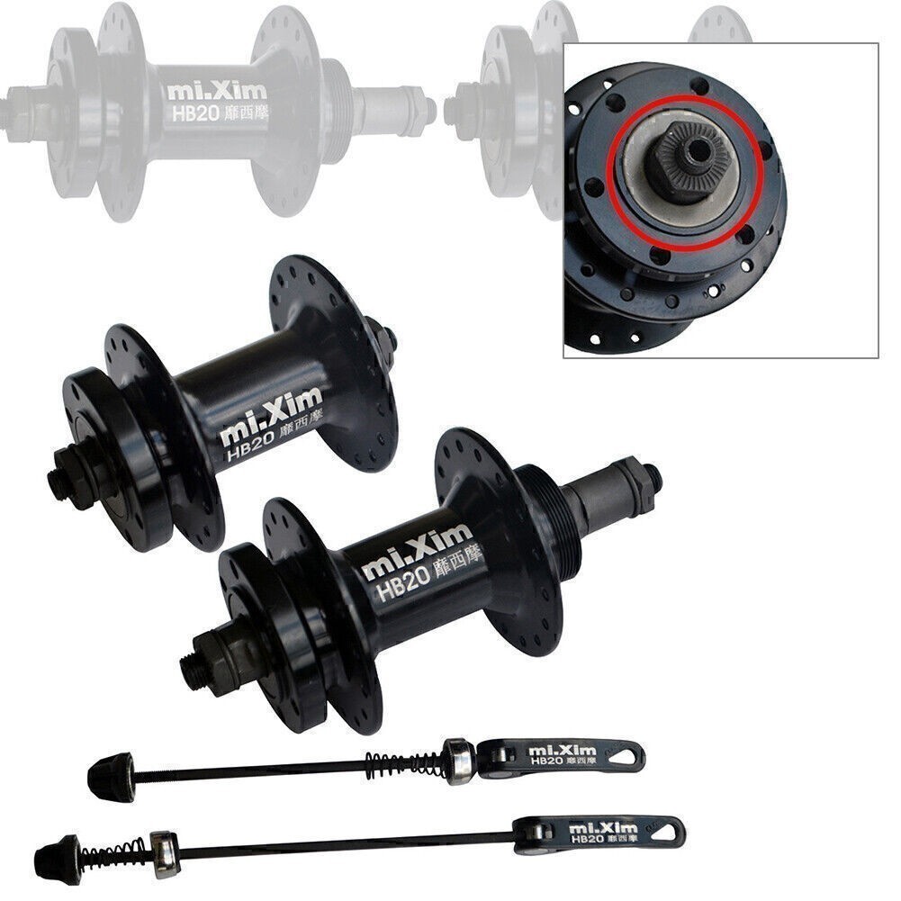 32/36H MTB Mountain Bike Disc-brake Ball-bearing Threaded/Cassette Hubs 5-10S