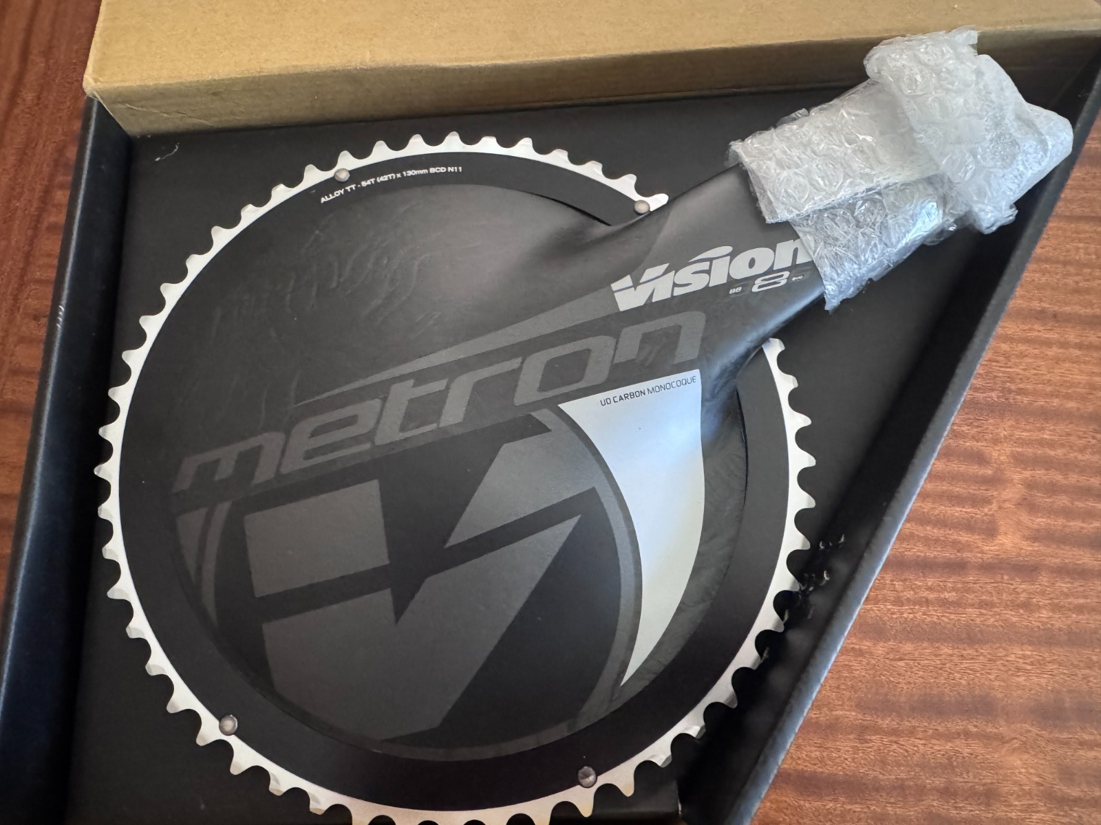 Vision Metron TT Carbon Crank v16 170mm Crankset 54/42T 386EVO w 4iiii PM