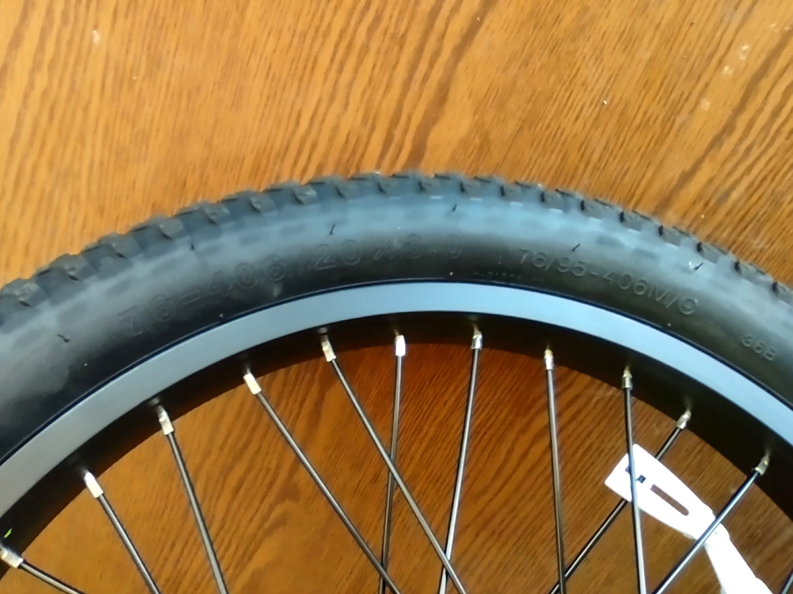 7 speed 48v 300-500 watt 20″ x 3″ ebike rear assembly