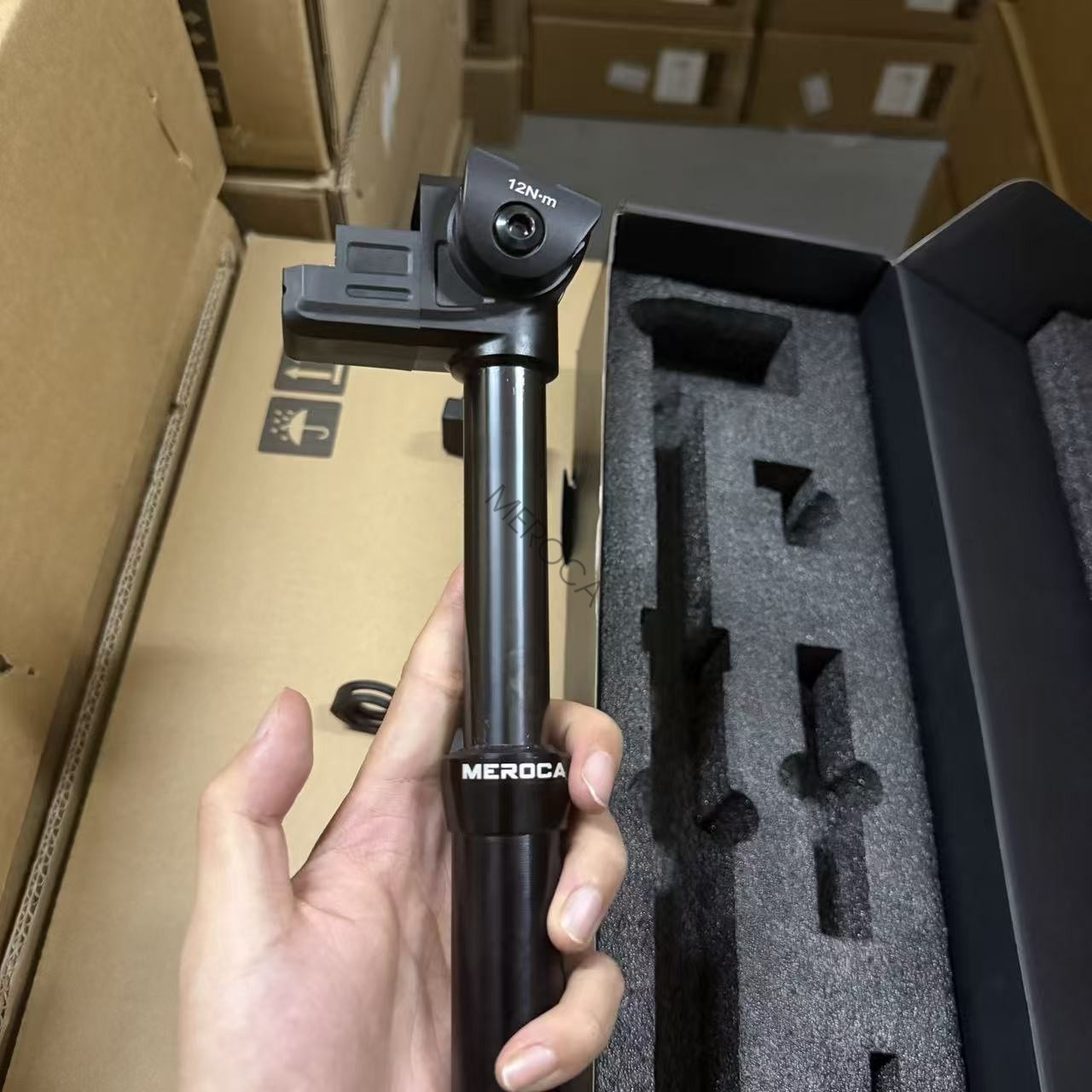 MEROCA Wireless Electronic Dropper Seatpost Bluetooth Seat Post 100/125/150mm