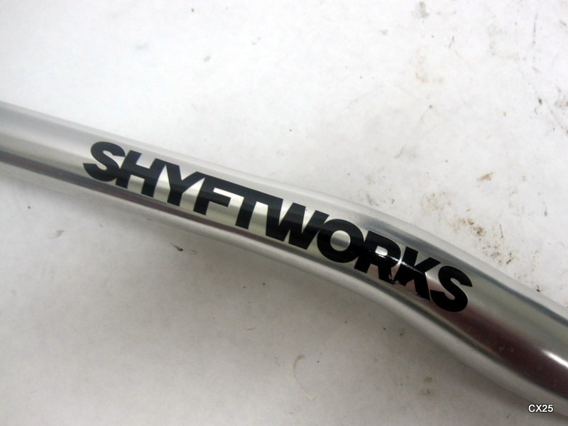 SCRATCHED Shyftworks V1 Chrome Handlebar 31.8mm Clamp, 30mm Rise, 780mm Length
