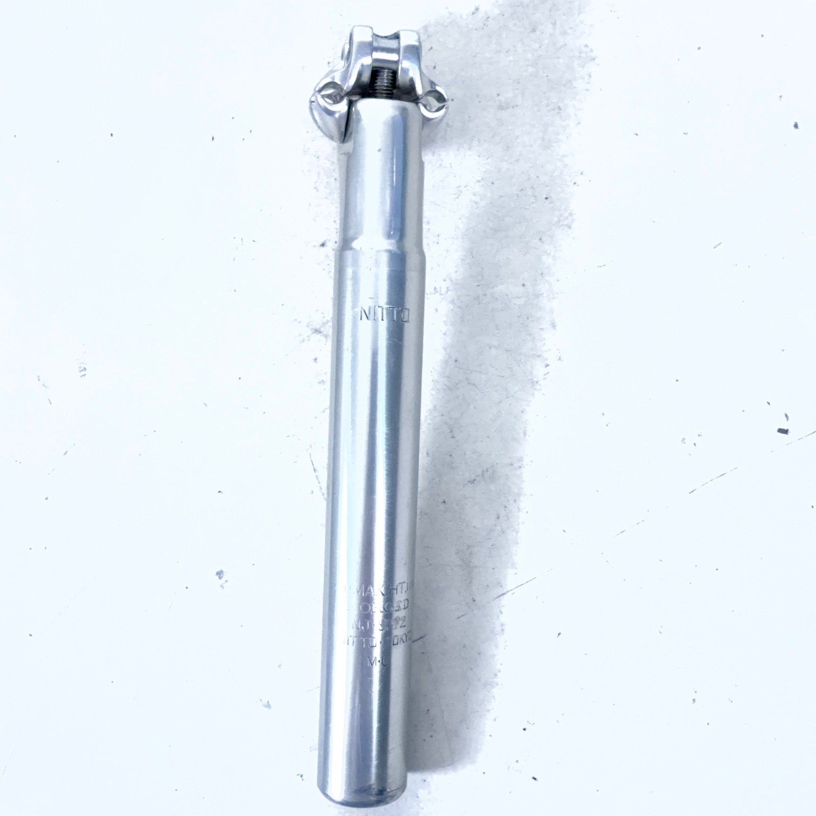 Nitto SP-72 Keirin Seat Post Ø27.2 30mm Rails 210mm Length, 238 Grams
