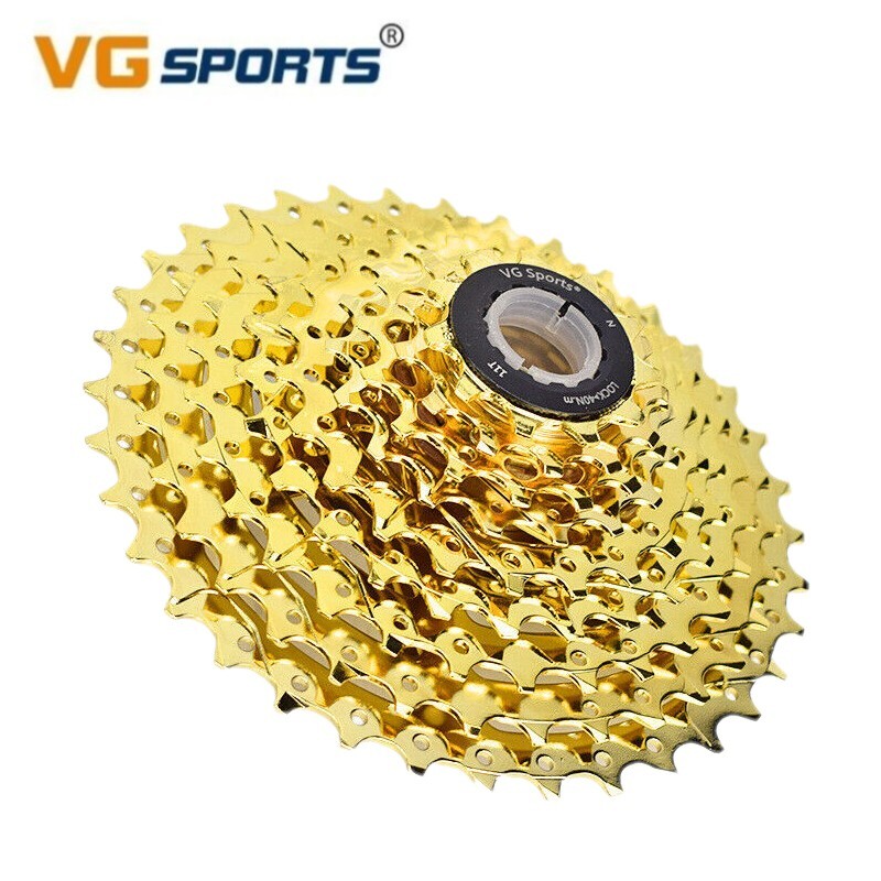 VG SPORTS 8 9 10 11 Speed Bike Cassette Gold For SRAM SHIMANO 28T 32T 36T 42T