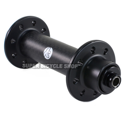 Circus Monkey HRW Road Carbon +Alloy Front Hub,24 Hole, Black