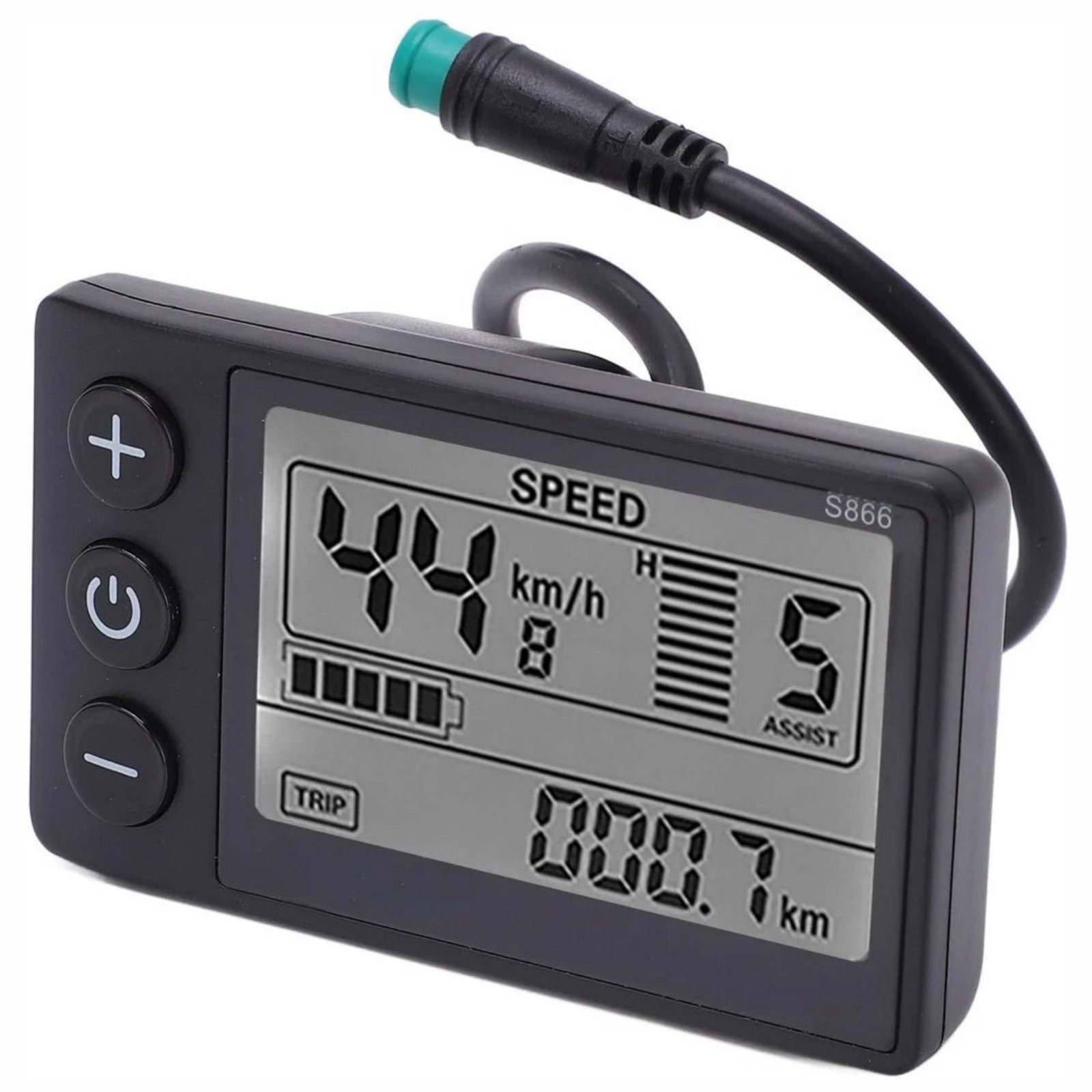 Universal Electric Bike Speedometer LCD Display Screen for Scooter 24V 36V 48V