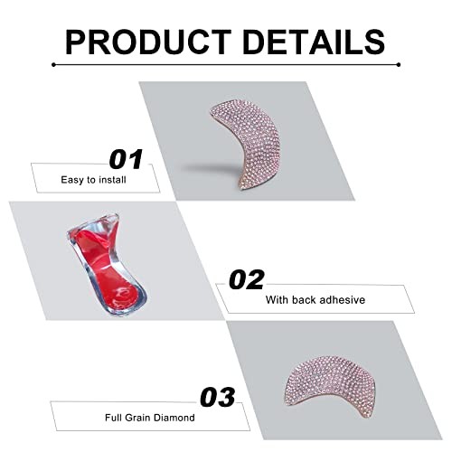 Bling Shift Gear Lever Accessories Fit for Lexus 16-18 ES350 15-22 NX300 Pink