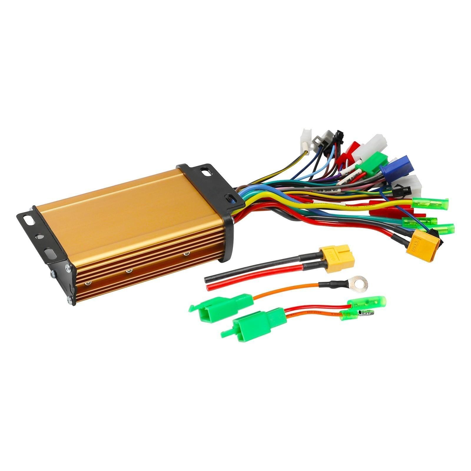 24V-84V 72V 150W-500W Brushless Motor Controller Kit Electric Scooter Dirt Bike