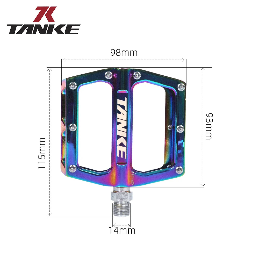 Mountain Bike Pedals Ultralight Hollow Anti-skid Bearing MTB Foot Pedals