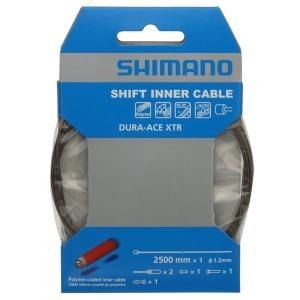 Shimano Polymer Coated Shift Cable 1.2Mmx2500Mm/1 Pack In 2 Business Days