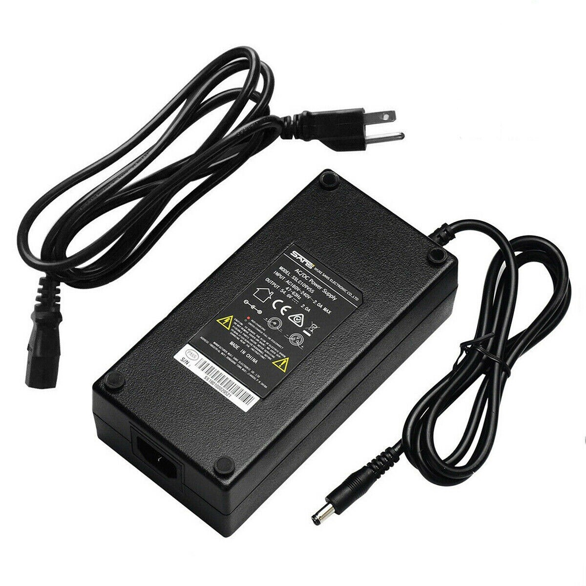 Electric Bike Battery Charger DC2.1 Plug for 36V 48V Battery 42V2A & 54.6V2A