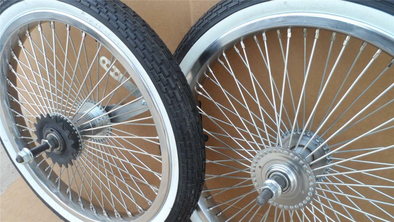 16″ Lowrider Bicycle Dayton Wheels 68spoke BMX Schwinn w/ Tires & Tubes 16×1.75