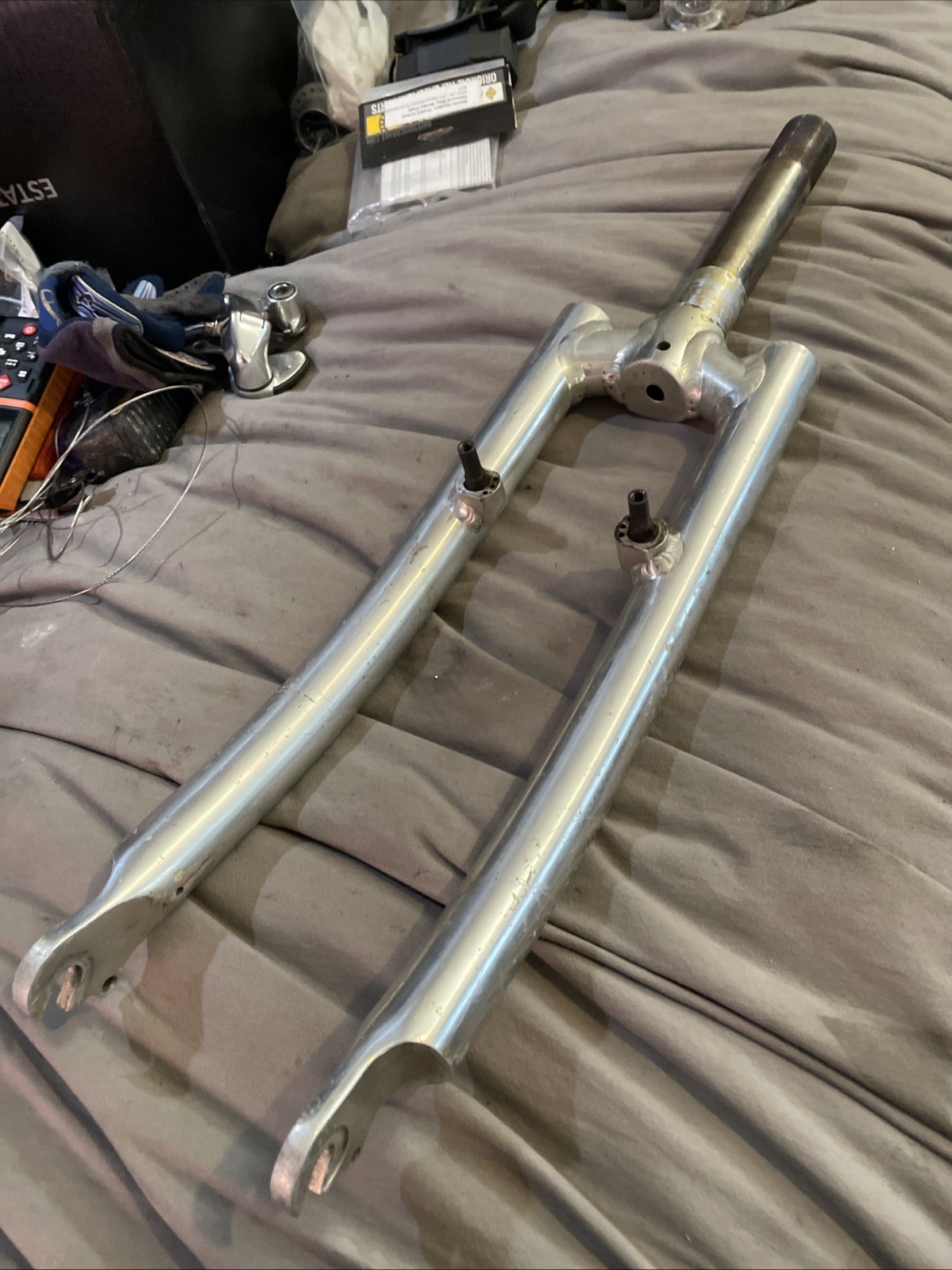 Segmented Aluminum Mountain Bike Fork 1.25” Threaded Steerer 1 1/4″
