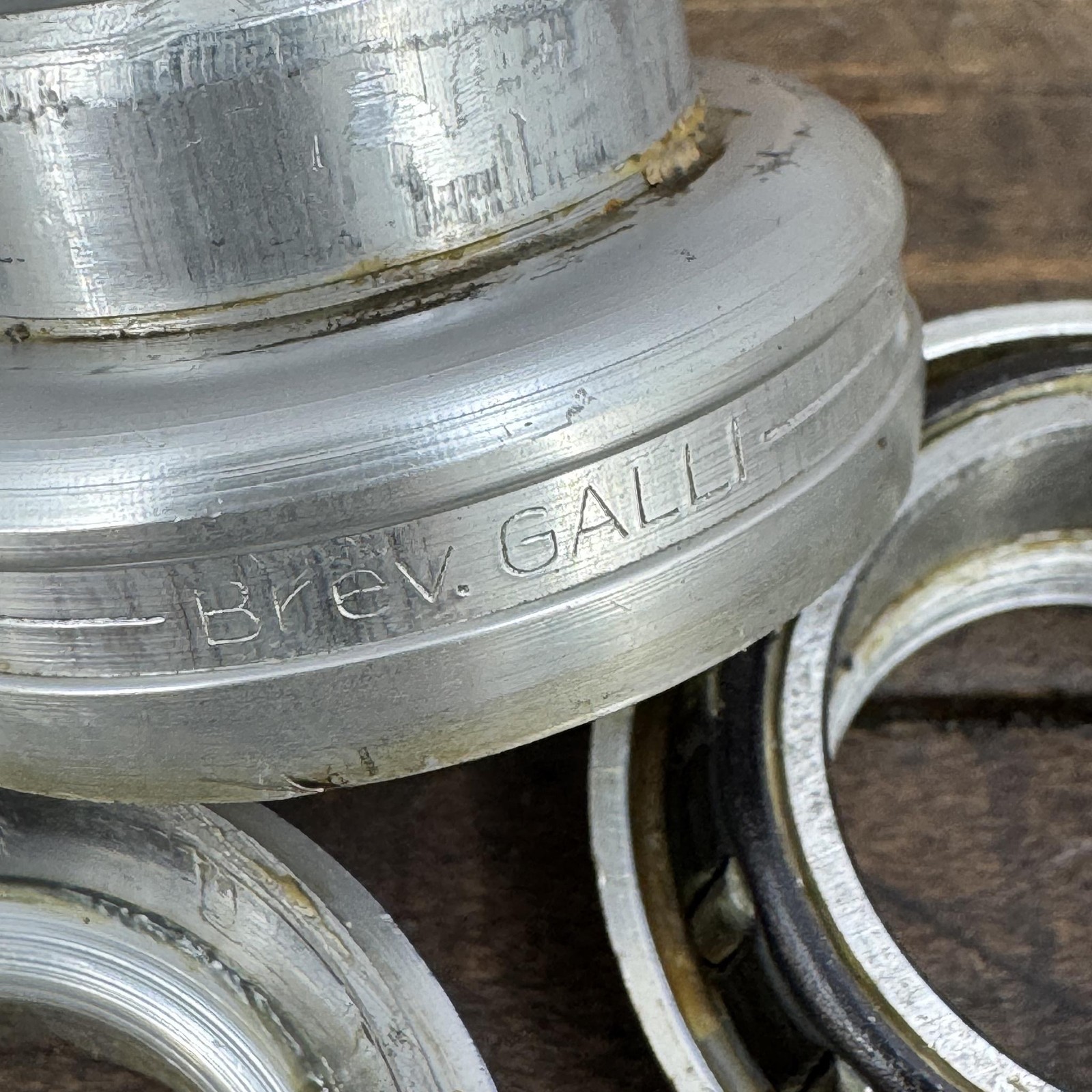 Vintage Galli 1 Inch Threaded Headset Alloy English Roller 30.2 Italy Road Bike