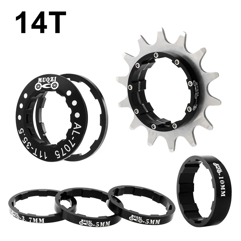 Single Speed Cassette Cog 12T-22T Bike Conversion Sprocket Gear Kit