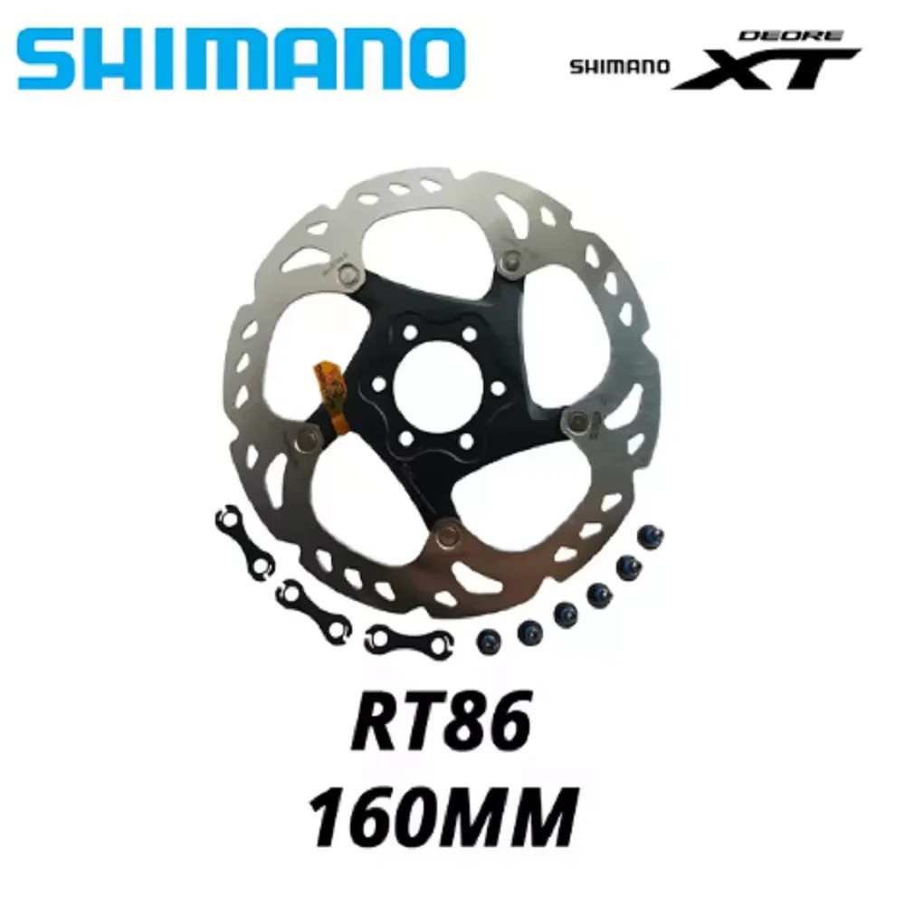Deore XT RT86 Brake Disc 6 Bolt Ice Point Technology MTB Mountain Bicycle Disc 1