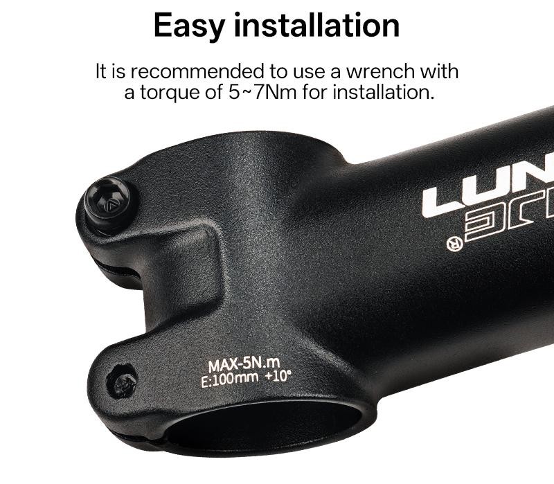 Ultralight Bike Power 60/70/80~100/110MM MTB Bike Stem 10/17/25/35 Degree Parts