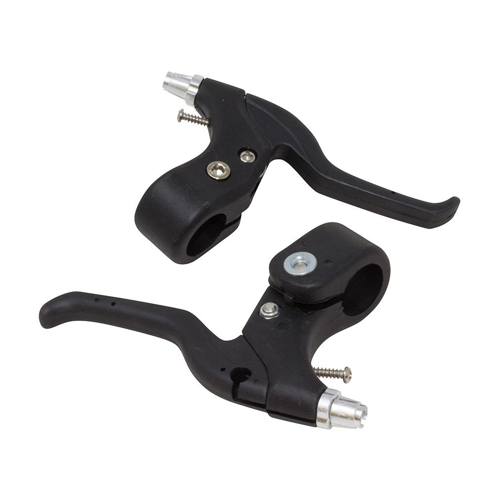 ENIX 2 Finger Plastic BMX Bike Bicycle Brake Lever Set Black BL425