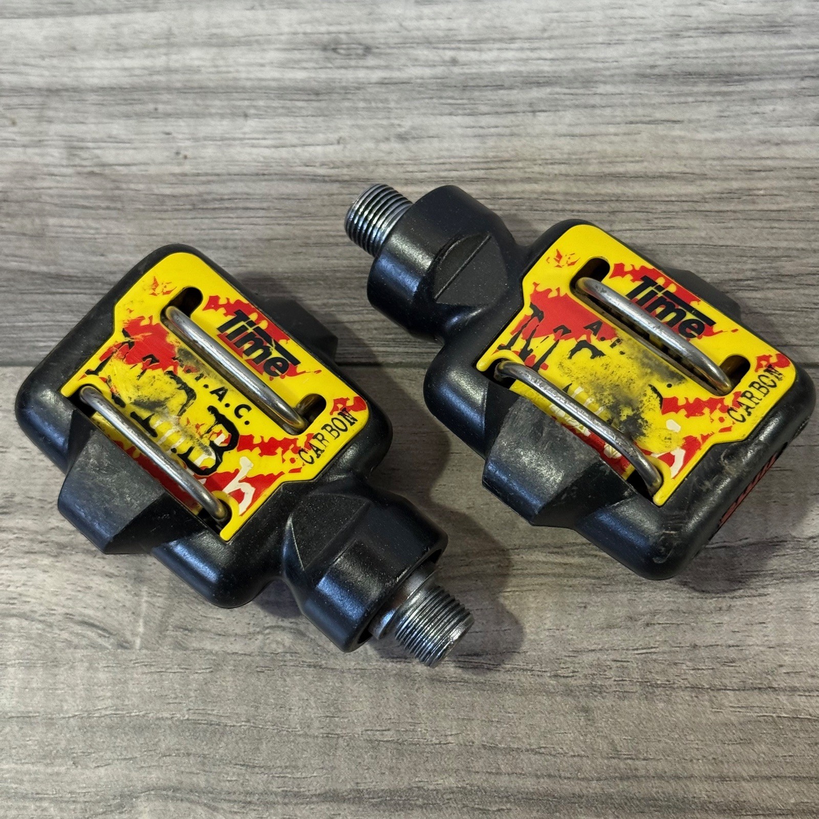 Time ATAC Carbon Mountain Bike Clipless Pedals Excellent Low Mileage