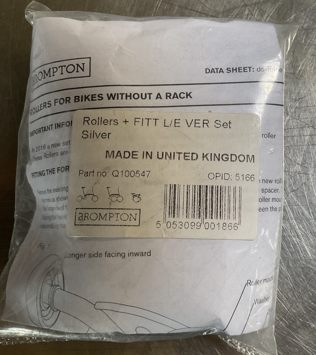 Brompton Roller wheels For Bike Without Rack