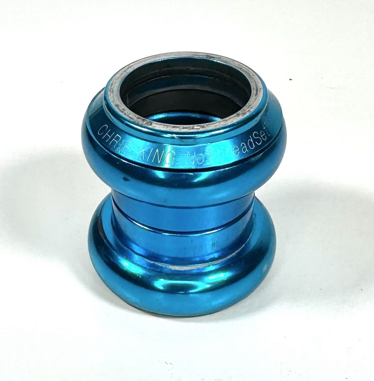 Vintage Chris King 1 1/8 Headset No Logo Blue Turquoise