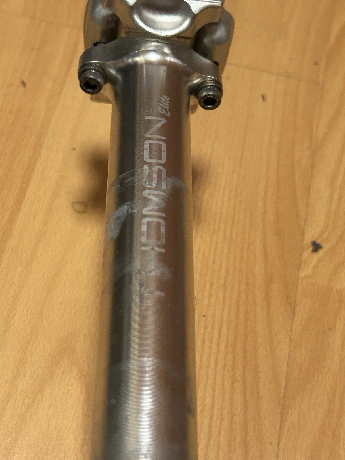Thomson Elite Silver Bicycle Seat Post 27.2 x 410 SP-E113 MTB 0 Setback USA