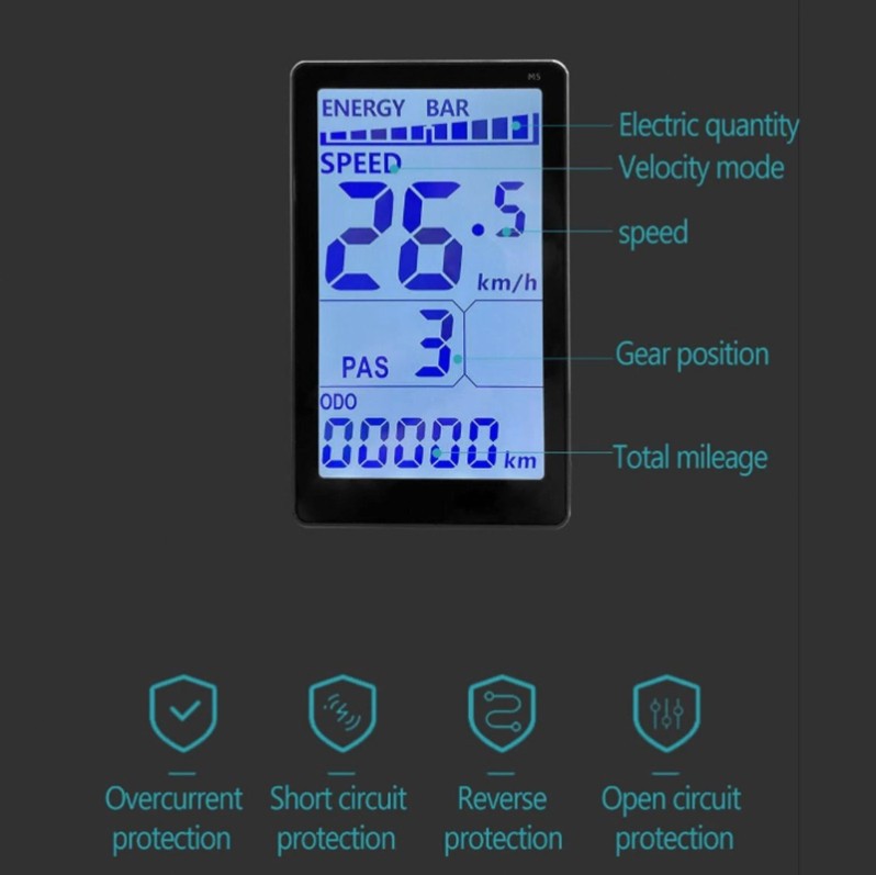 Screen Display Replacement for Lectric XP 2.0/3.0 Mountain Bike Electric Scoot