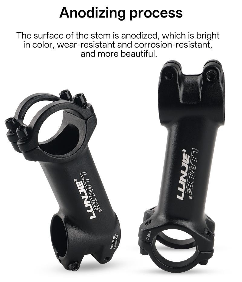 Ultralight Bike Power 60/70/80~100/110MM MTB Bike Stem 10/17/25/35 Degree Parts
