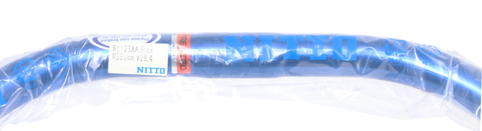 Nitto B123AA Track Drop Handlebar Blue 25.4mm Clamp x 38cm Width NOS NEW