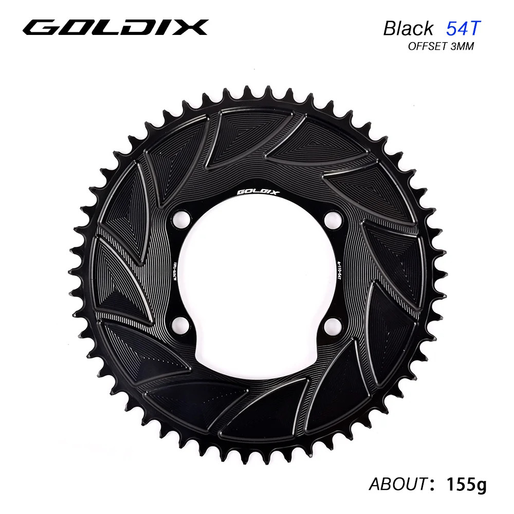 GOLDIX Road Bike Chainring 110BCD 46T-58T CNC Aluminum for Shimano R7000 R8000