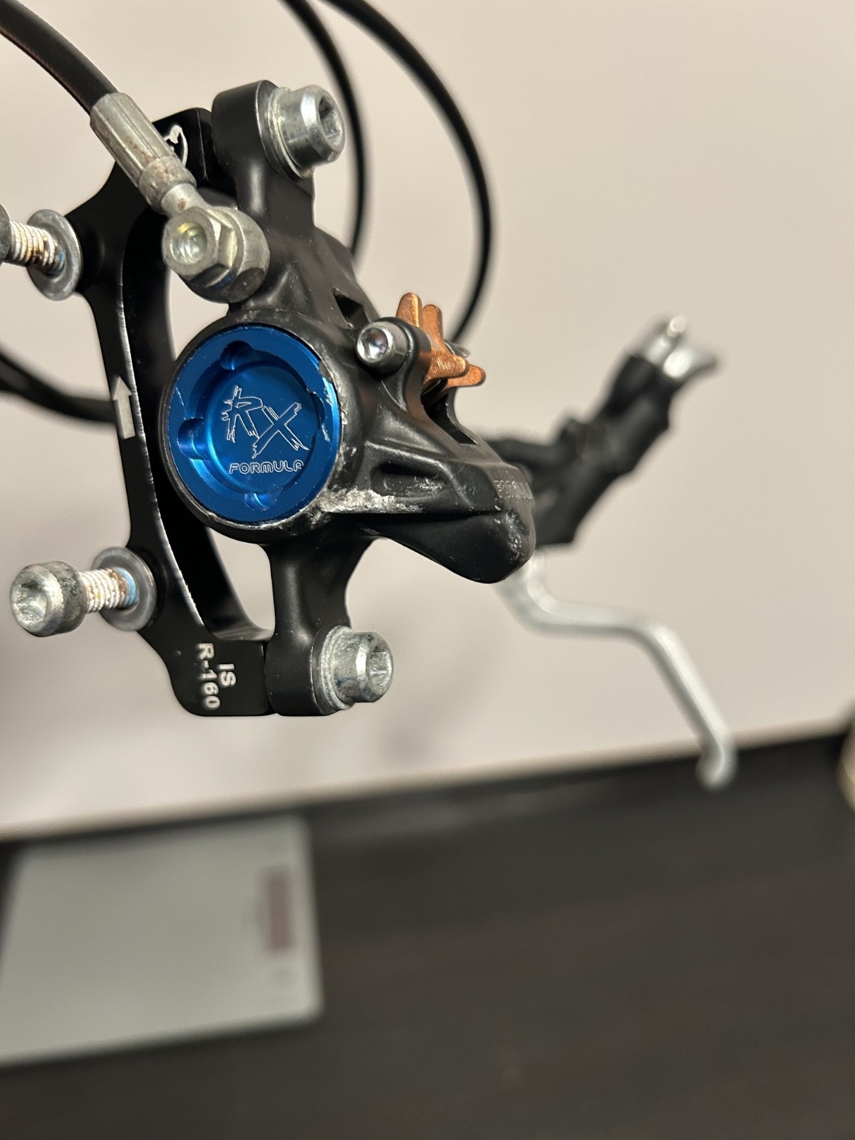 Formula RX Brakes Set F&R Black Matt Blue