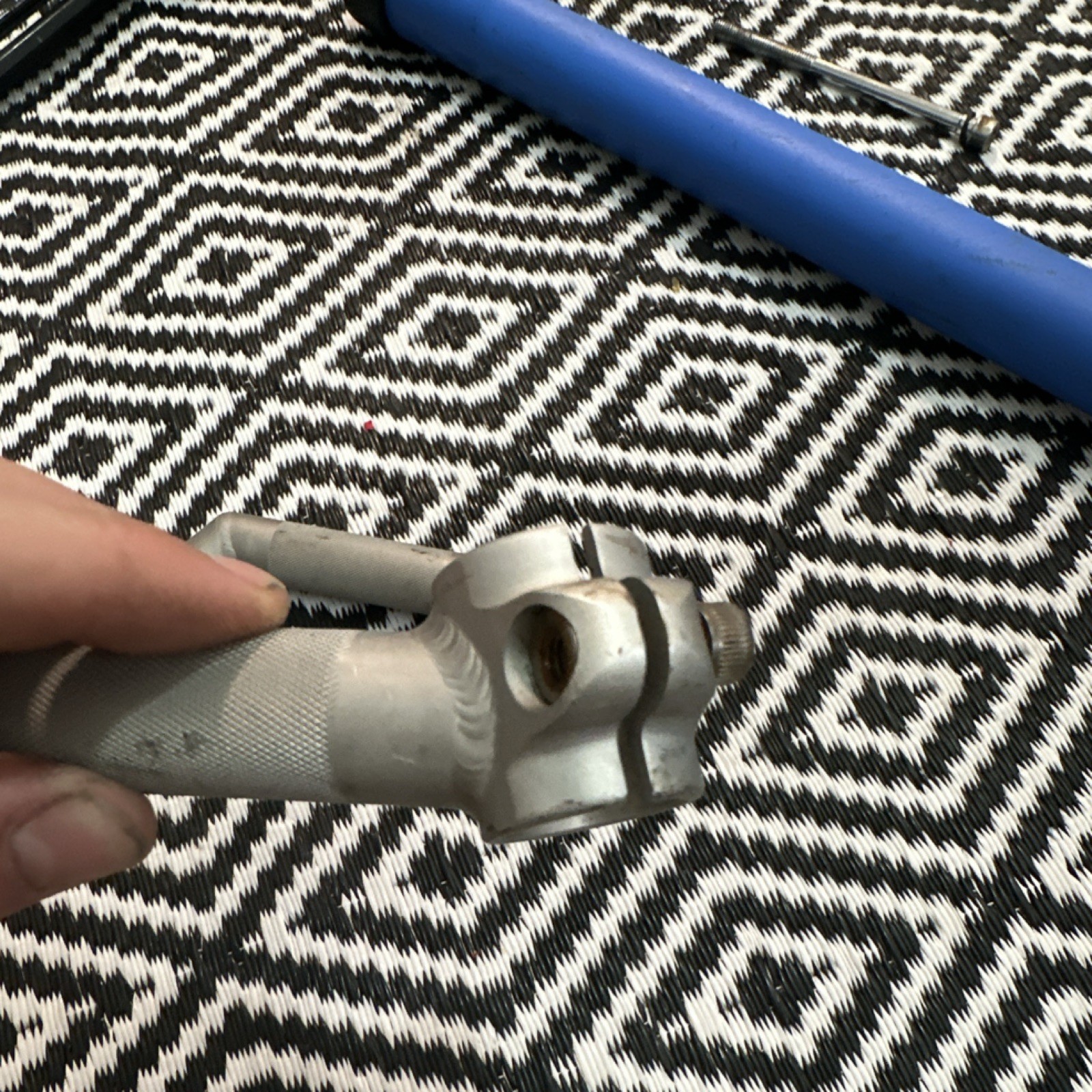Control Tech Stix Aluminum Bar Ends Silver/Black