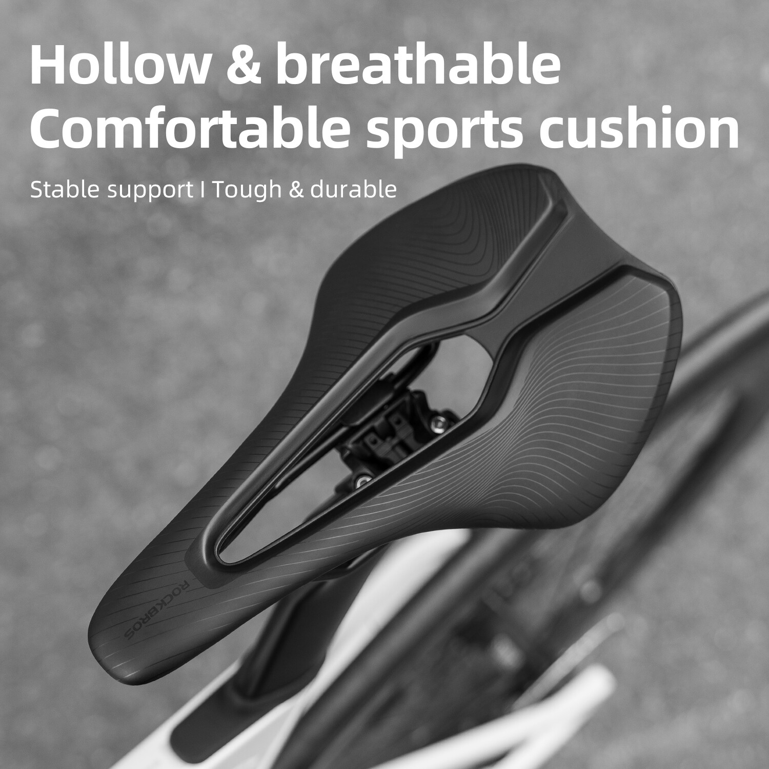 ROCKBROS Bike Seat Waterproof Ergonomic Design Comfortable Soft Bicycle Cushion