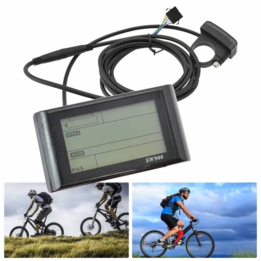 SW900 E-Bike Electric Bicycle Scooter LCD Display Meter Control Panel 24/36/48V
