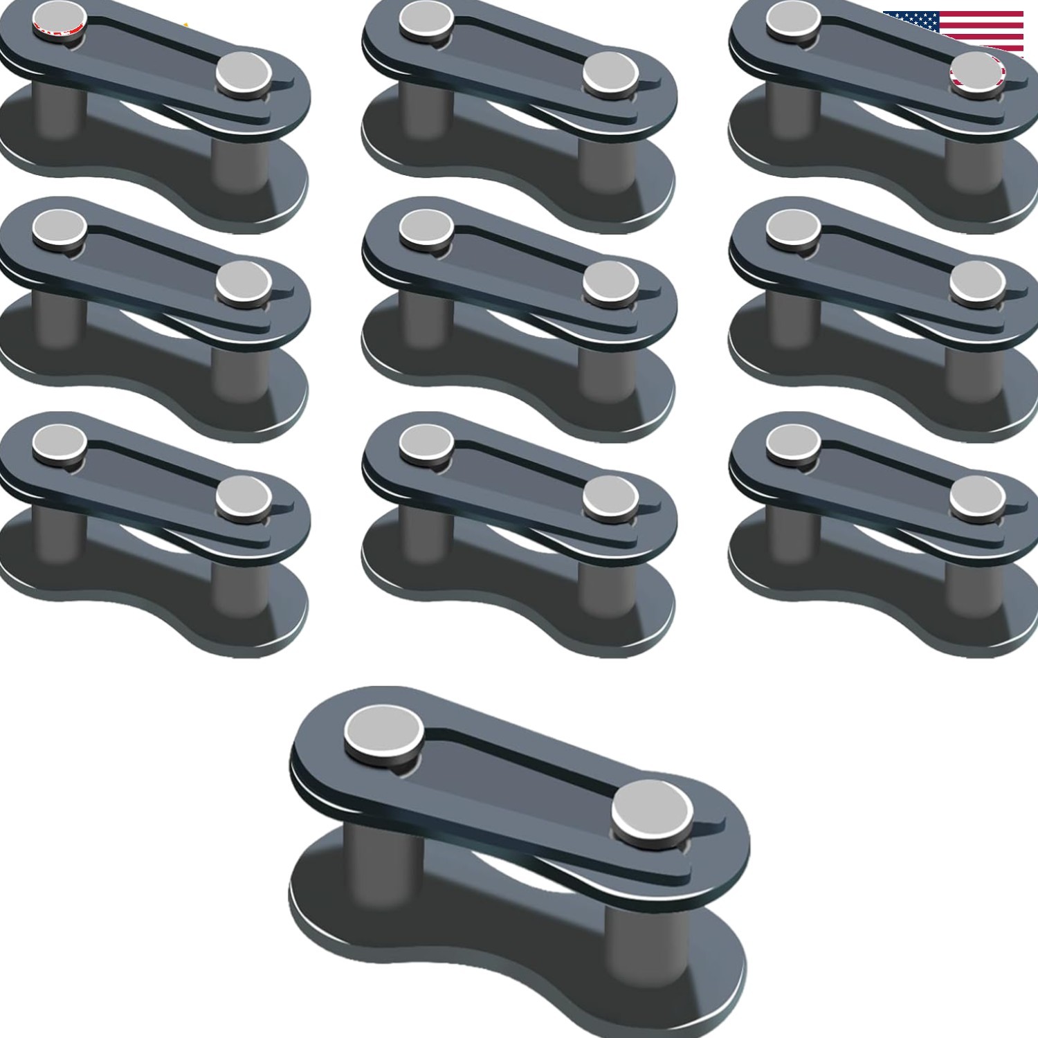 10 Pairs Bike Chain Master Link for Bicycle Missing Chain Link, Single Speed …