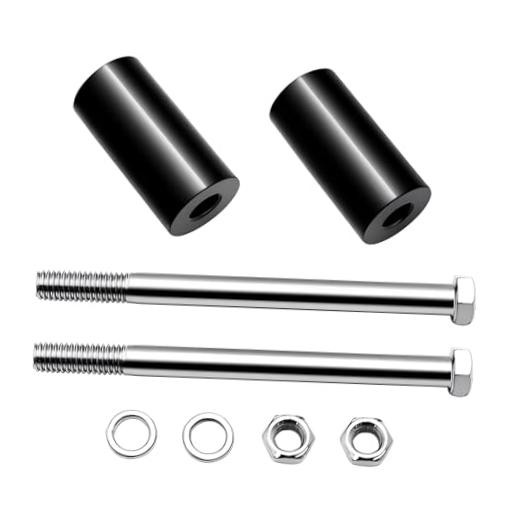 2″ Handlebar Riser Extension Kit for Harley Sportster, Dyna, Softail & Black#2