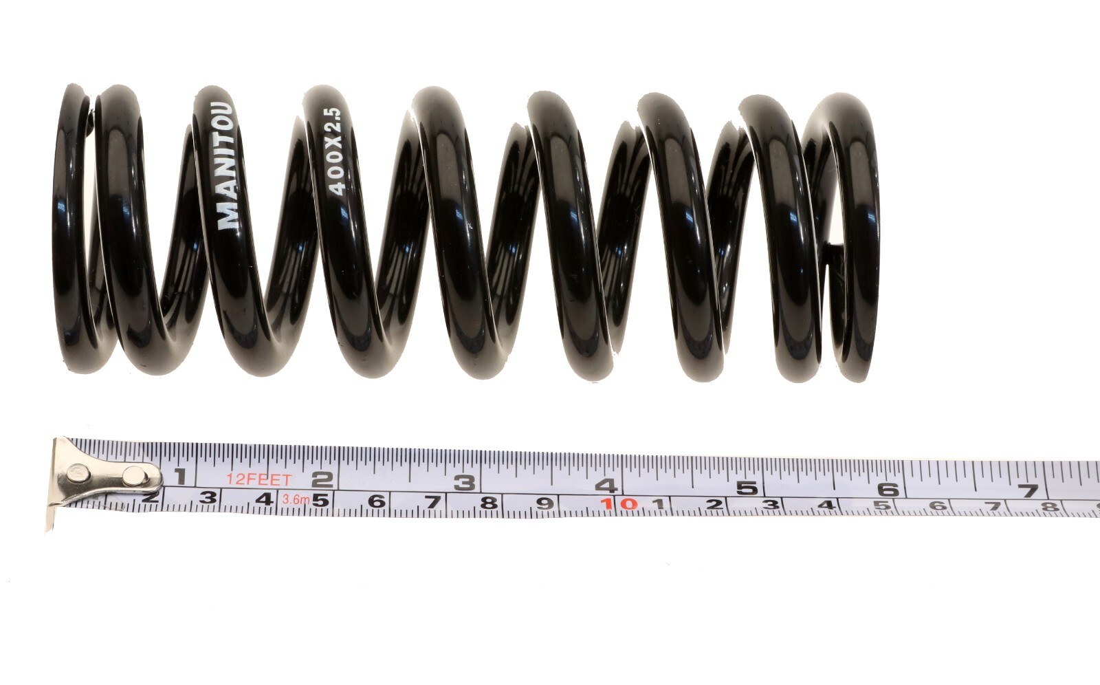 Manitou Rear Shock Coil Spring 400lbs x 2.5″ Black Steel 400×2.5 MTB NEW