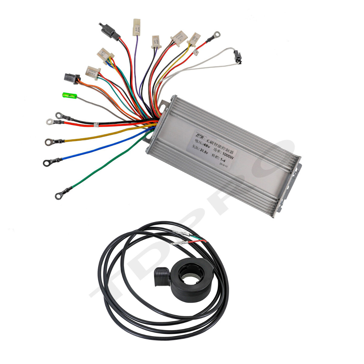 48v 1000w 1800W Brushless Electric Motor Controller Thumb Throttle Scooter eBike