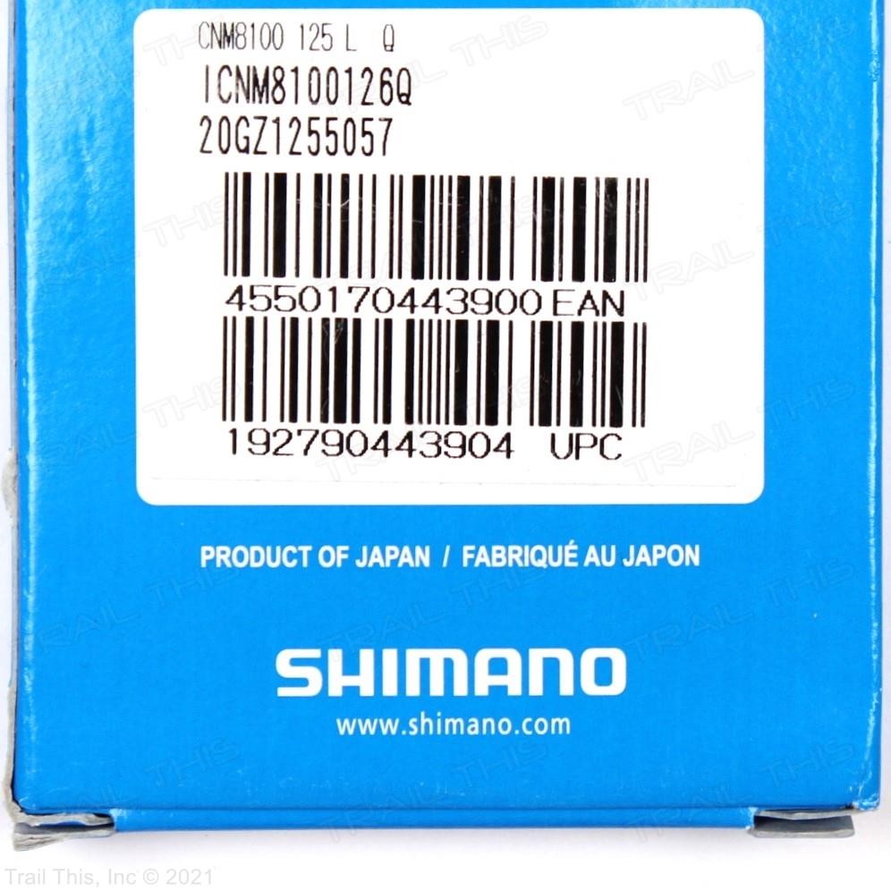 Shimano CN-M8100 XT HG 12 Speed Bicycle MTB XC Eduro Chain 126-Links Silver